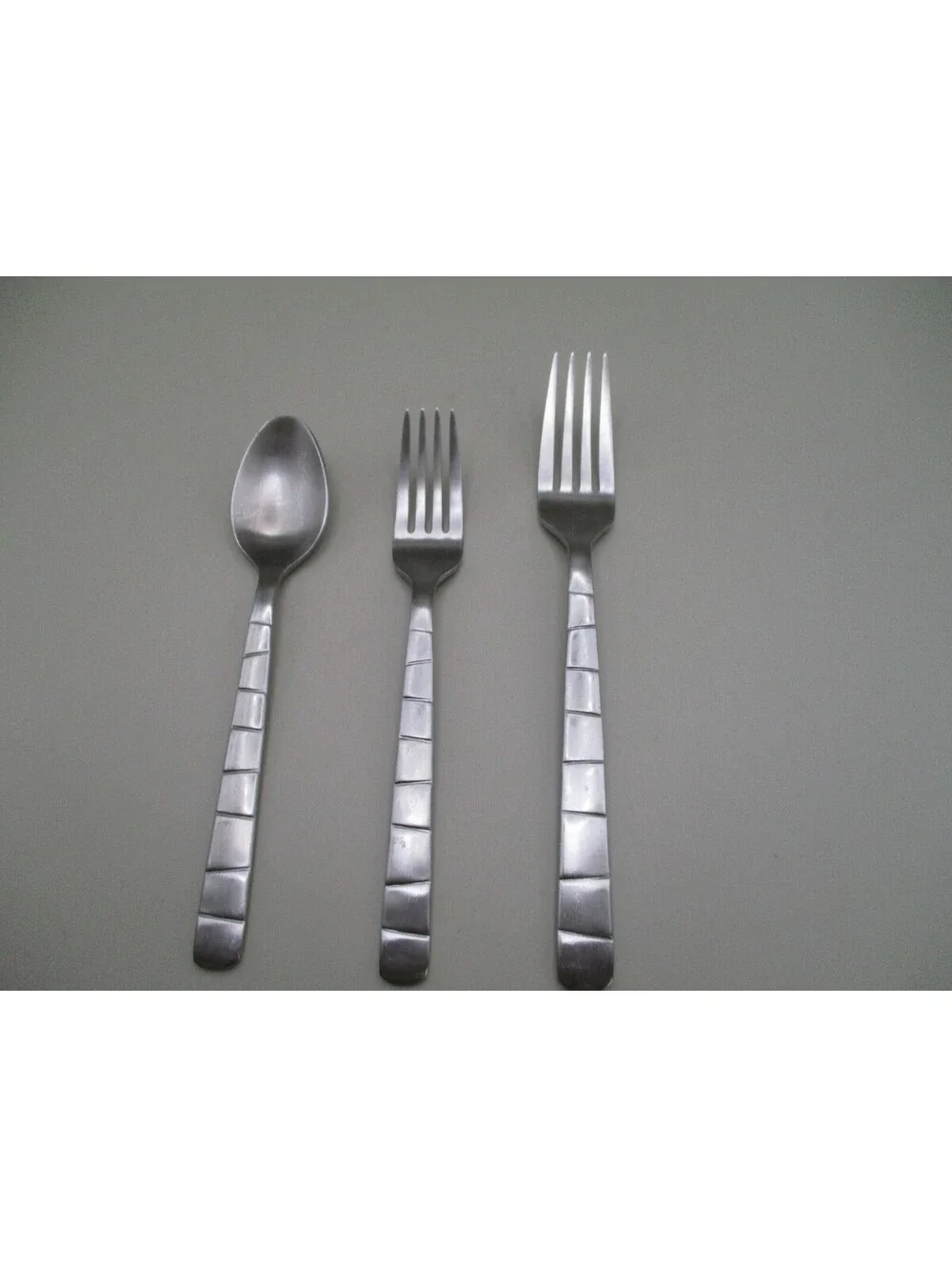 Oneida Modulus Black Satin Stainless Flatware Replacement Pieces Lot 3 Pc